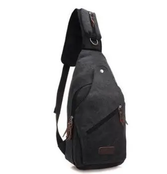 Модные мужские сумка-мессенджер Повседневное Сумка груди Theftproof Crossbody Travel Bag Для мужчин мужская сумка большой Размеры многофункциональная сумка - Цвет: Черный