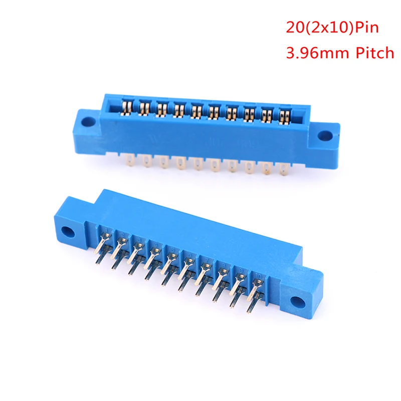 1 шт. разъем для кромки карты двухрядный 2x10 20 Pin 3 96 мм пайки|Соединители| |