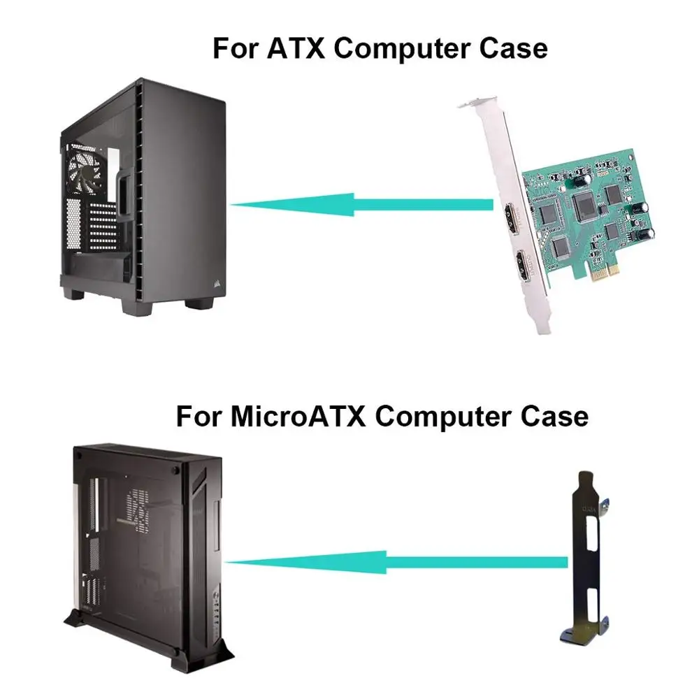 Y & H PCIE записывающее устройство для видеоигр HD 1080P 60FPS PS4 Xbox One Wii U Nintendo Switch