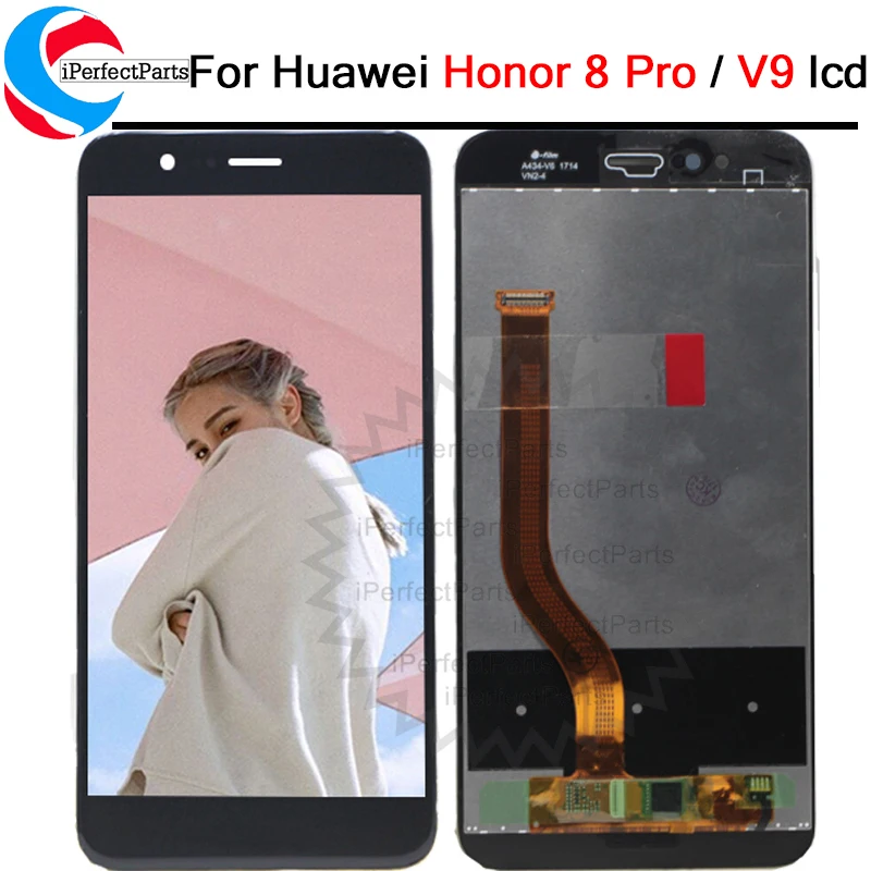 100% тестовый ЖК дисплей 5 7 дюйма для HUAWEI Honor 8 Pro / V9 DUK L09 сенсорный экран дигитайзер