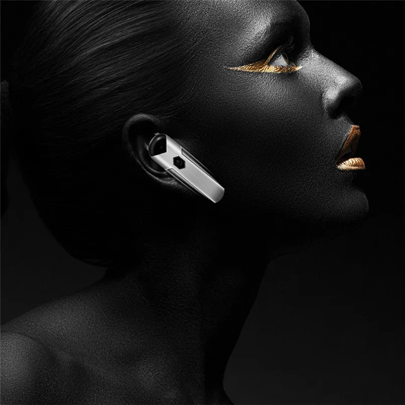CSR V4.1 Bluetooth Headset Noise Cancelling Wireless Earpiece Handsfree Headset Comfy Smart Voice Sweatproof Earphone 40AP405