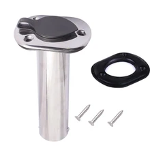 Рыболовная удочка, держатель для удочки, заподлицо, нержавеющая сталь, рыболовная удочка, подставка, кронштейн, Аксессуары для рыбалки, снасти, инструмент