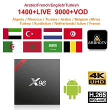 Français Full HD IPTV X96W 1 mois gratuit IP TV turquie arabe maroc IPTV abonnement TV Box 4 K belgique IPTV France arabe IP TV 