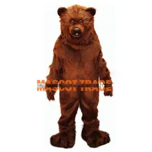 Дружественный медведь гризли профессионального качества легкий талисман костюм взрослый размер