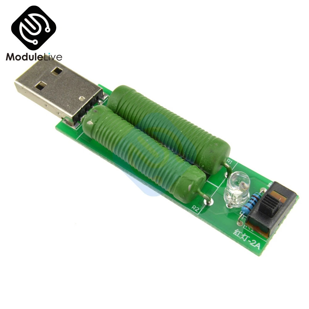 Usb-порт измеритель напряжения тока переключатель тестера цифровой USB Сопротивление нагрузке Силовые резисторы Мобильная мощность старение резисторы модуль