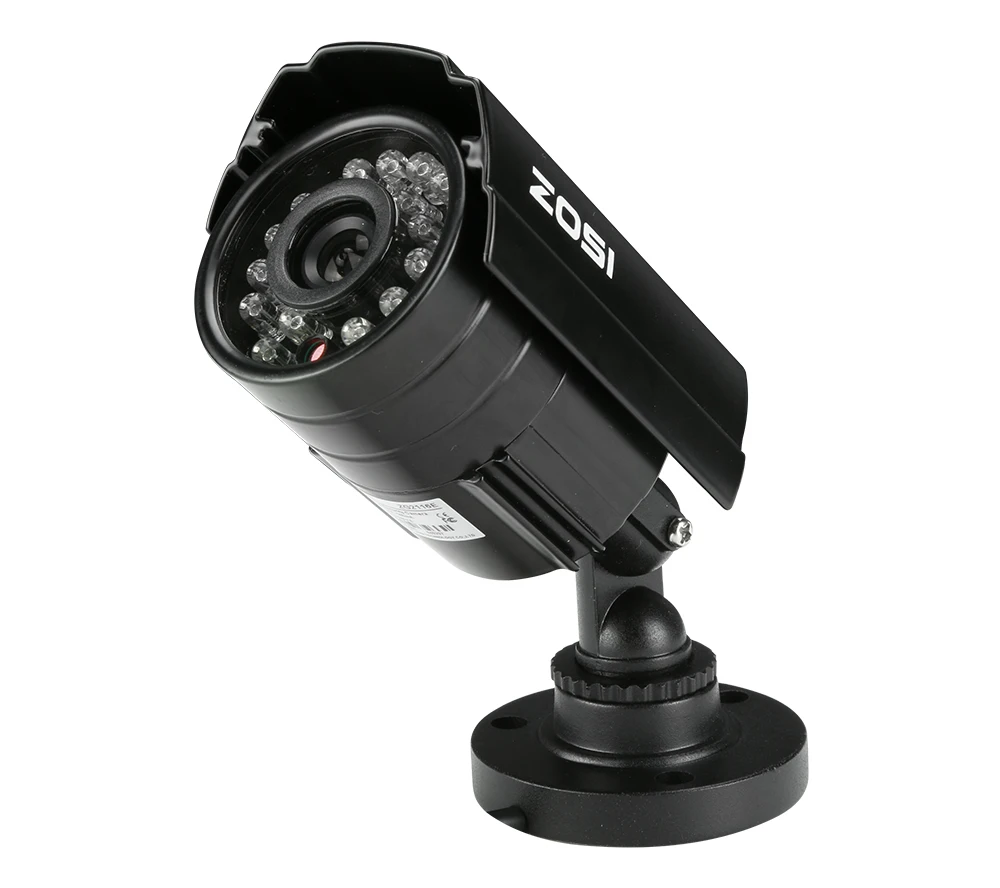 ZOSI HD 960H 1/3 дюймов цветной CMOS 800tvl Крытый/Открытый водонепроницаемый ночного видения CCTV камеры безопасности с ИК фильтр