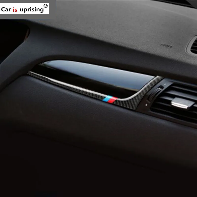 For BMW X3 F25 X4 F26 Carbon Fiber Interior Car Dashboard Decoration