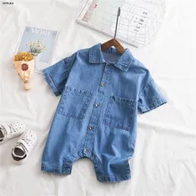 Детские комбинезоны для девочек; летние комбинезоны с короткими рукавами; джинсовые комбинезоны для девочек; детские комбинезоны; Одежда для девочек; vestido infantil