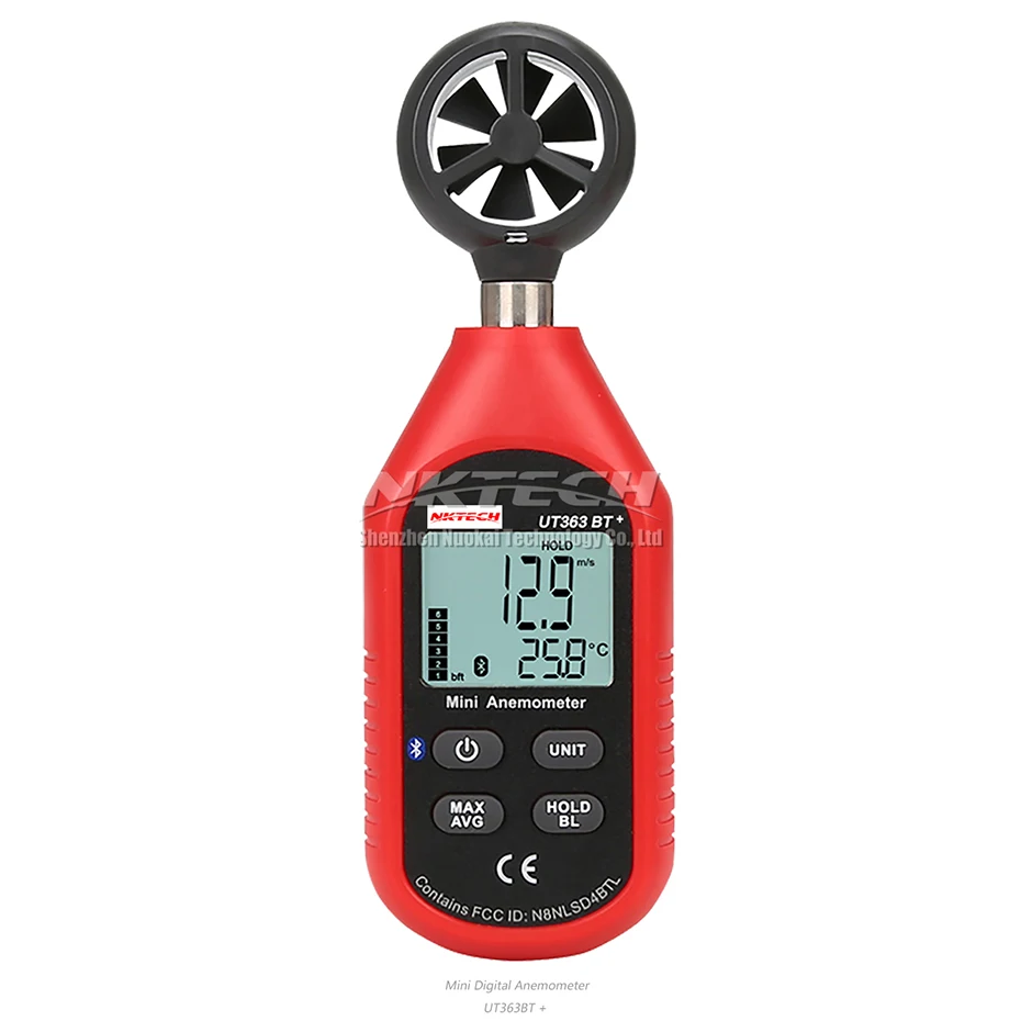 Beste NKTECH UT333BT + Bluetooth Mini LCD Digitale Air Temperatuur vochtigheidsmeter Thermometer Hygrometer Gauge Tester UT333 Upgrade