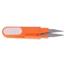 Бытовые швейные соответствующие резьбовые ножницы для резки крест швейные ножницы для лески u-образная пластиковая ручка Ручной инструмент