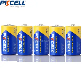 

16PCS PKCELL R14P C Size 1.5V 14A UM2 C MN1400 E93 Super Heavy Duty Dry Battery For Laser Pen, Wireless Mouse Keyboard