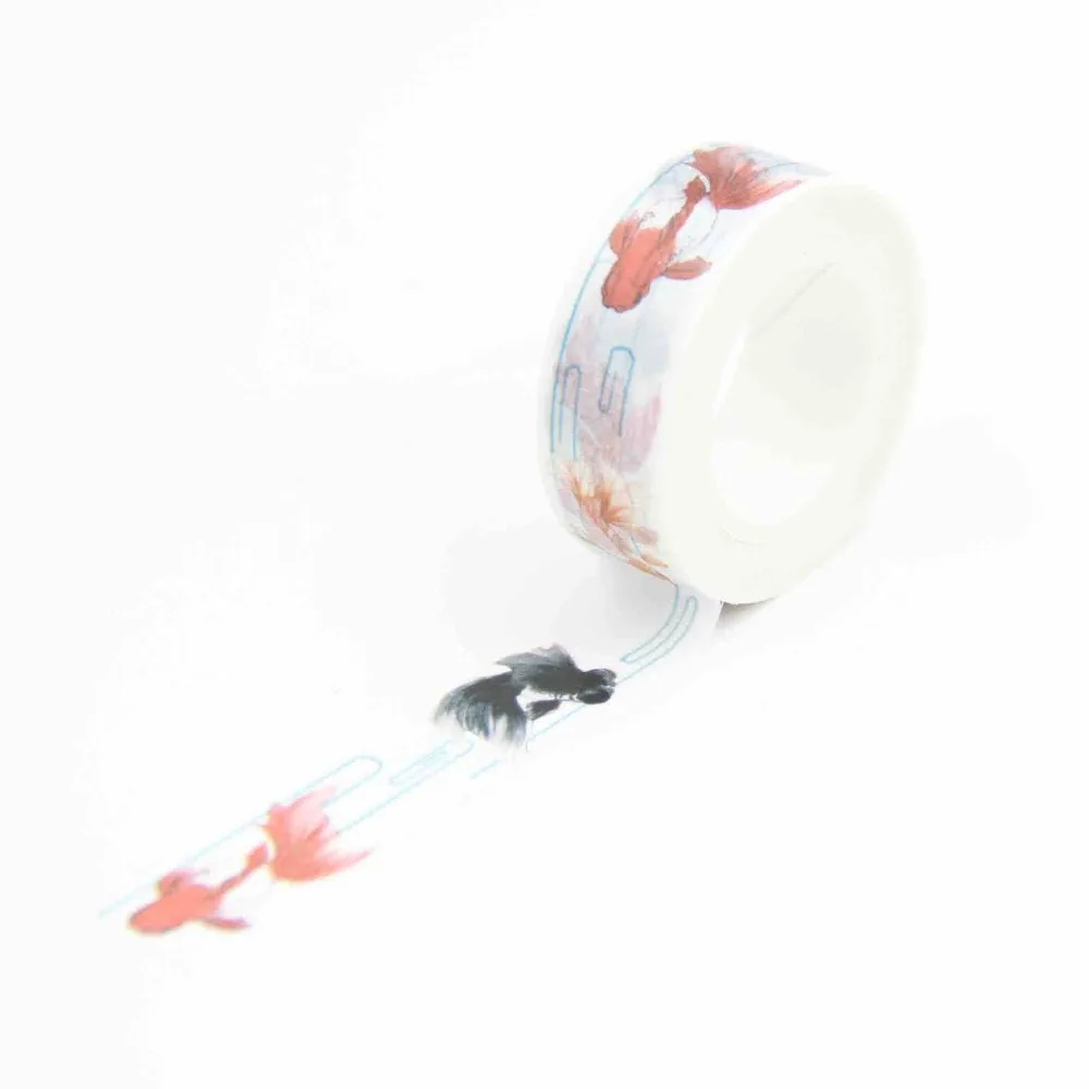 Goldfish Fish Washi Paper Masking Tapes Scrapbooking Floral Tape Gift