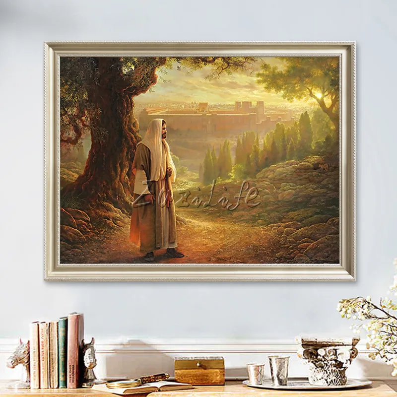 Home Decor Jesus Christ Painting Jesus Save Us Art Decor Painting Print Giclee Art Print On Canvas Ready to Frame6