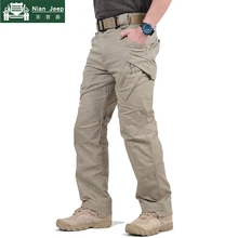 Бренд IX9, мужские тактические штаны с несколькими карманами, брюки-карго, военные армейские повседневные брюки с несколькими карманами, Pantalon hombre, размер S-3XL