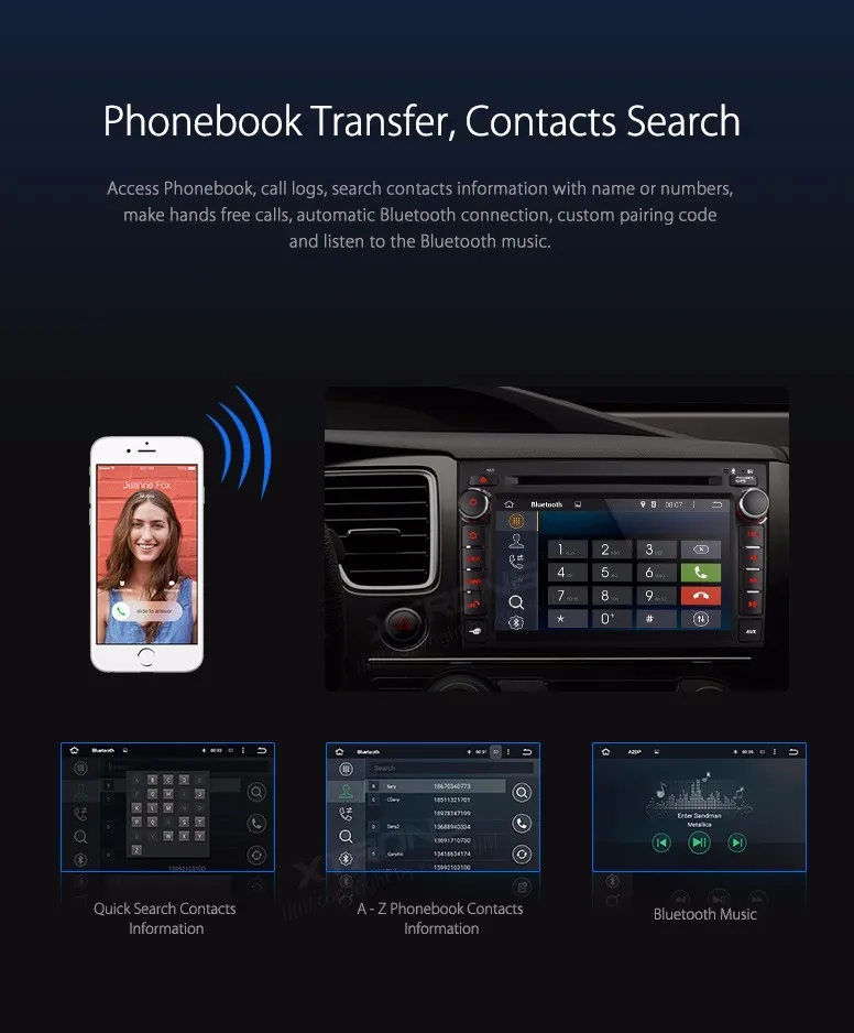 Top 7" Quad Core 64 Bit Android 5.1 OS Special Car DVD for Chevrolet Avalanche 2009-2011 & Express Van 2008-2011 & Impala 2008-2012 20