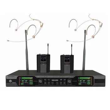 

Bolymic Wireless Headset mic UHF True Diversity Performance Microphone Cordless microphone Kit Auto Mute For partychurch