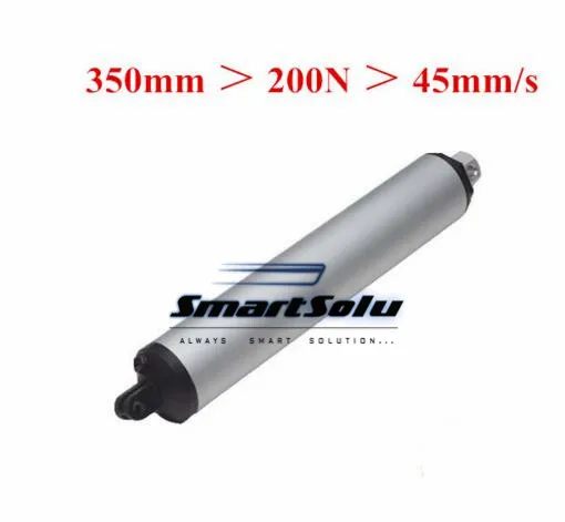 

Free shipping 12/24V DC14"=350mm Stroke 200N/ 20KG Load Rating Linear Actuator, 45mm/s Speed Tubular Actuator