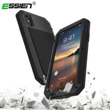 

Case for iPhone 6 6S 7 8 Plus X 5S SE Heavy Duty Protection Doom armor Metal Aluminum phone Shockproof Dustproof Cover Accessory