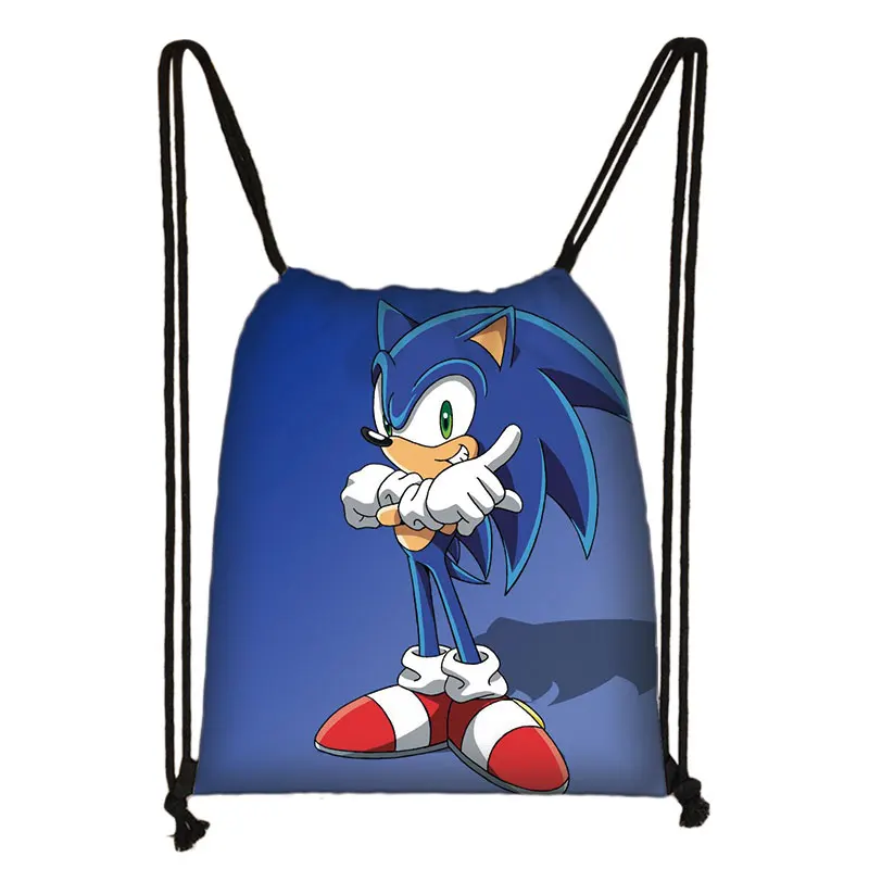 Mario Sonic Boom Hedgehogs 3D Drawstring Bag Printing Backpack Daily Casual Boys Girls knapsack Drawstring Bags