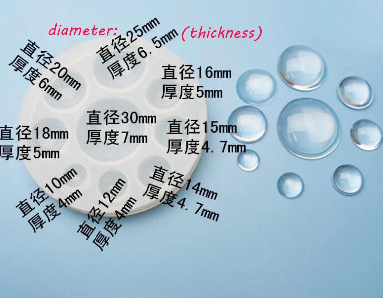Силиконовая форма для ювелирных изделий, половинный шар/плоский круглый Облат кабошон, подвеска, эпоксидная смола, ювелирная форма, изготовление, формы для рукоделия, инструменты