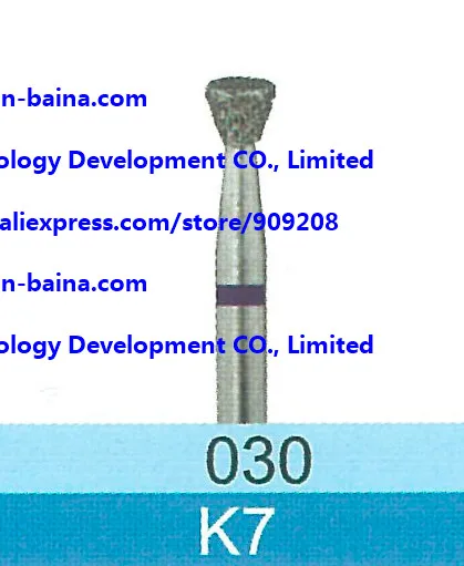 

dental laboratory denture lab silicon carbide bur diamond bur K7 micro handpiece tools inverted cone