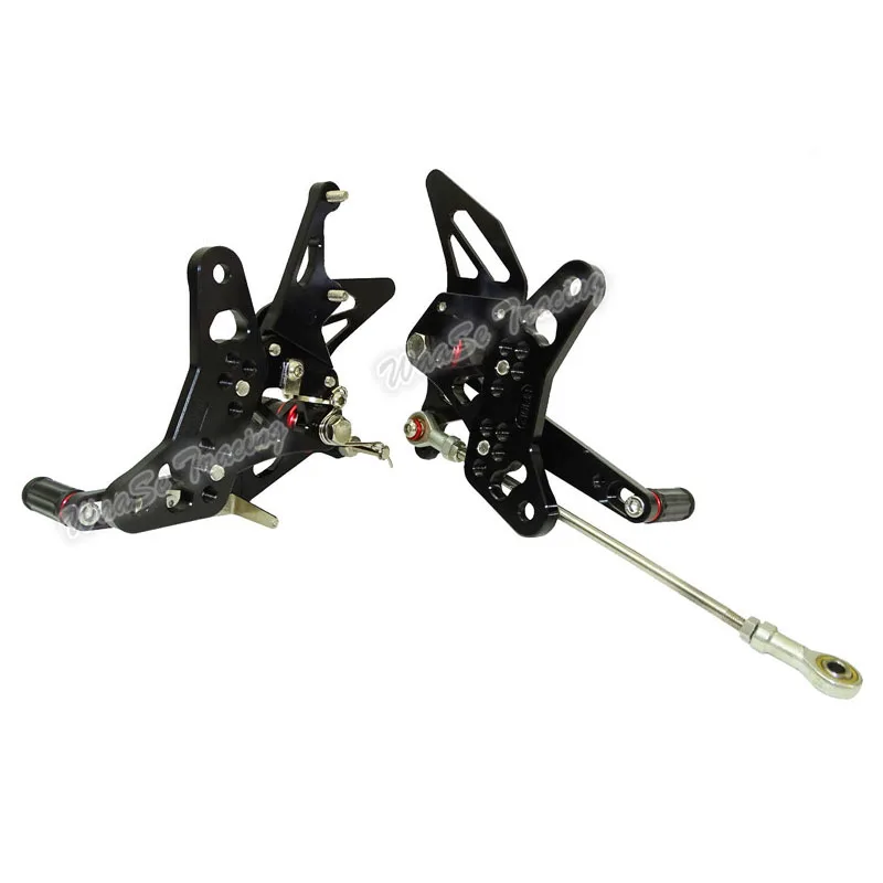 Waase гонки Rearset Сзади наборы для ухода за кожей подножки колышки для Suzuki SV650 SV 650