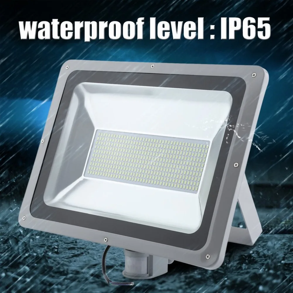 

200W Landscape Garden Light Motion Activated LED Floodlight PIR Sensor Security Flood Lamp Waterproof Induction White/Warm white