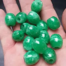 10 шт. невообразимое изящное украшение из зеленого камня DIY аксессуары ручной работы