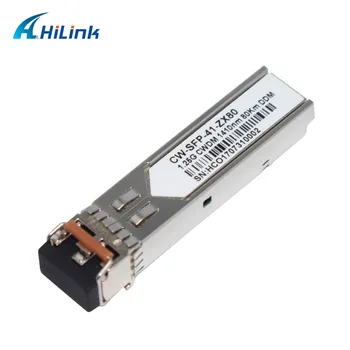 

CWDM MUX Modules 1.25G CWDM SFP 80KM 1410nm LC DDM , <=-25dB ,with isolator