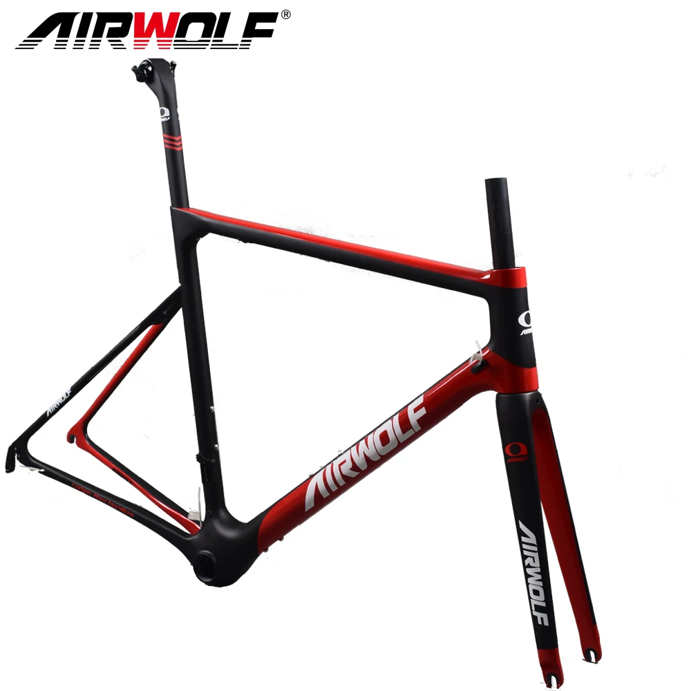 Perfect Airwolf Superlight Carbon road frame full Toray T1000 bicicleta carbon frame with fork/seatpost/headsets carbon bike frame 4