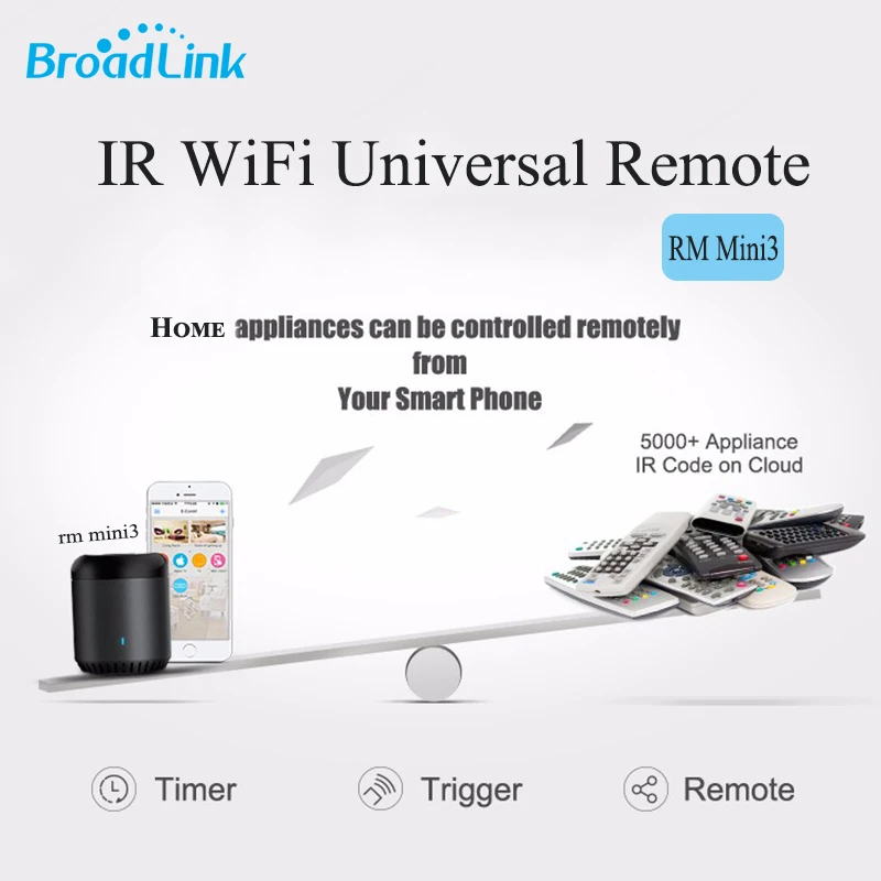 Broadlink RM Mini3 Универсальный Интеллектуальный WIFI/ИК/4 г Беспроводной пульт дистанционного управления через IOS Android Умный дом автоматизации