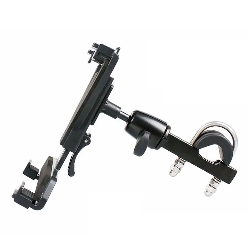  Universal Fahrrad Halterung Motorrad Tablet PC Ständer Halter Aluminium Legierung 360 Grad Rotieren