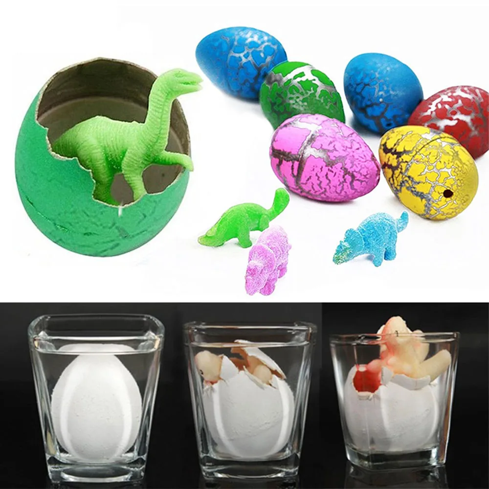 

6 Pcs Magic Hatching Growing Dinosaur Eggs Water Grow for Children Toys Gift
