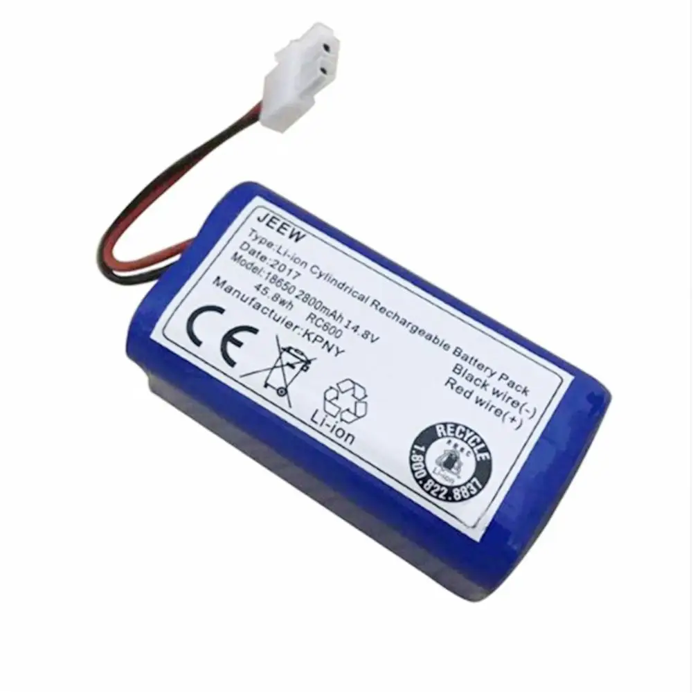 

14.8V 2800mah Robot Vacuum Cleaner Battery Pack Replacement For Robotic Sweeper