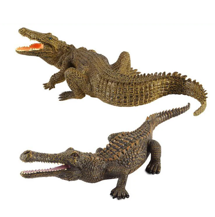 New 2017 1pcs Simulation Animals Crocodile Action Figures Model Kids font b Toy b font Learning