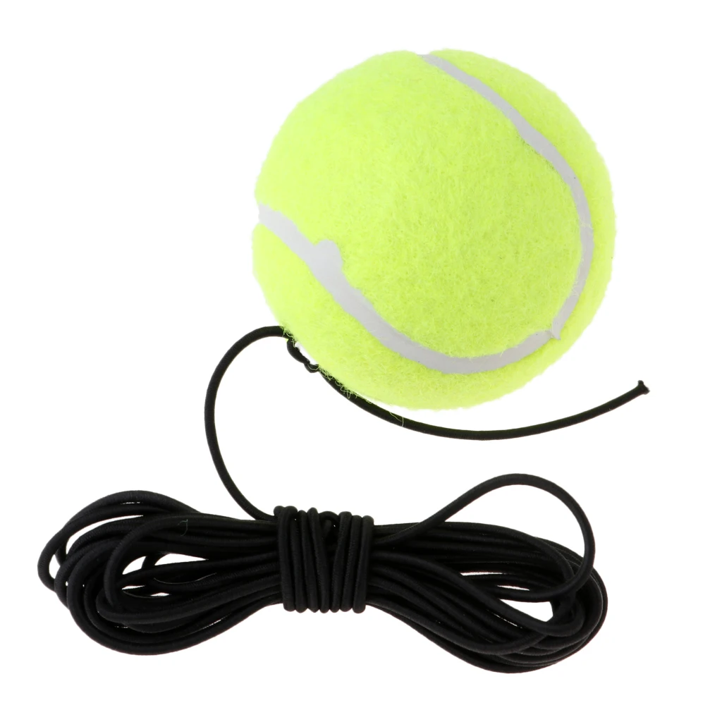 Sunnimix Single Tennis Training Aid Ball & Elastic String Replacement for Indoor/Outdoor Practice