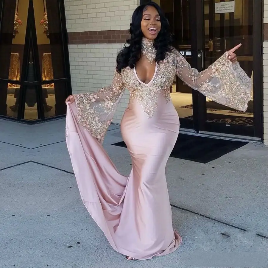 plus size mermaid prom dresses 2019