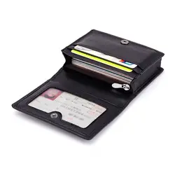 052318 новый популярный женский мужской маленький кожаный кошелек для карт мужской ID держатель мини-кошелек
