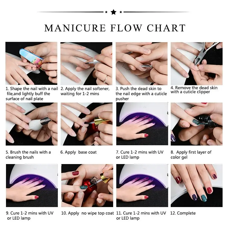 Mtssii Floral Gel Varnish Fairy Nail Gel Polish Dried Flowers Design Gel Lacquer 5ml Lasting UV Soak Off Gel Nail Polish 1 PC