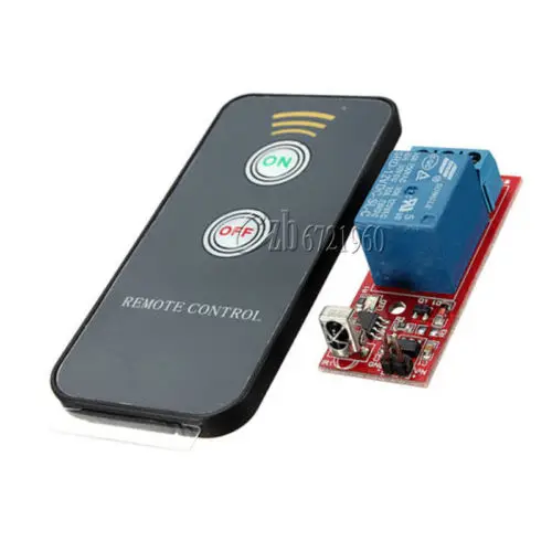 

DC 5V 12V 1 Channel Relay Module Infrared IR Remote Switch Control 1 CH Relay Driving Board Controller for Electronic DIY
