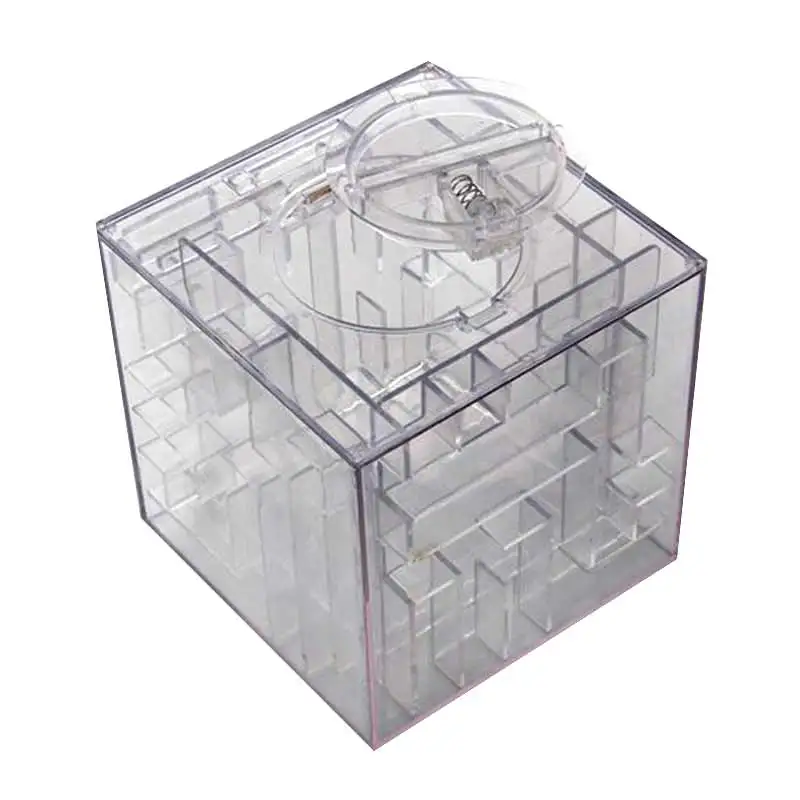 3D кубик Хрустальная головоломка игра Лабиринт Копилка креативная детская