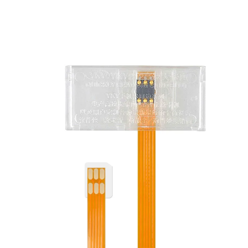 

Small Card Turn Big Card Converter Adapter Transparent Open Device for Samsung