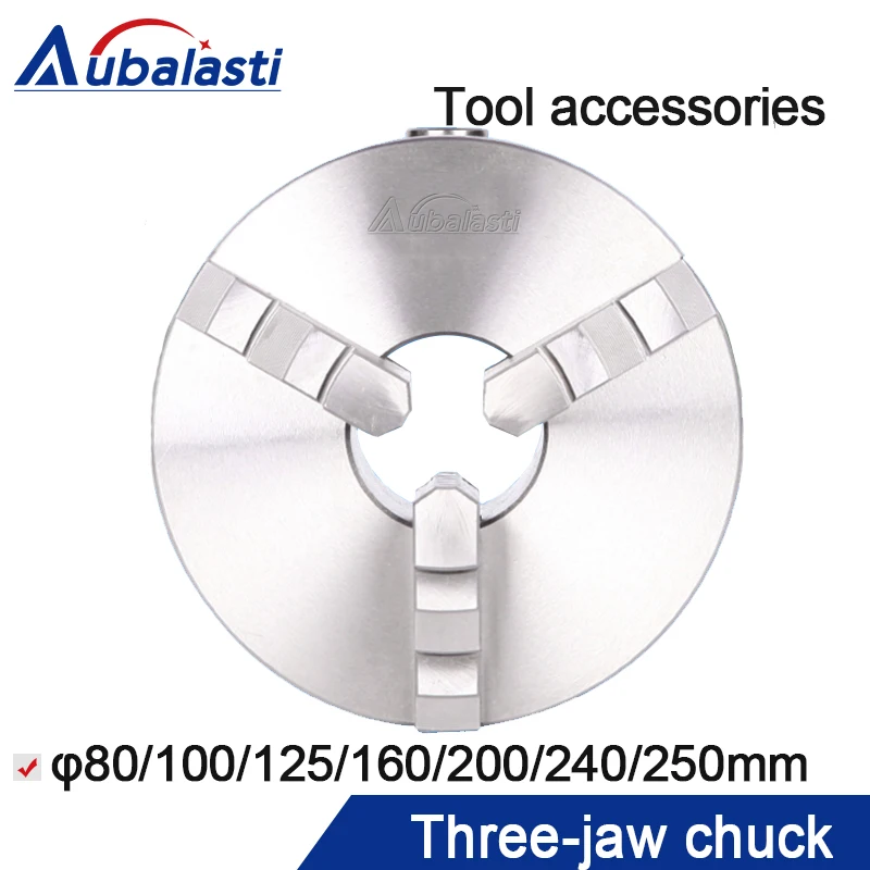 

Three-jaw chuck Clamping range 80mm 100mm 125mm 160mm 200mm 240mm 250mm use for rotary worktable Machine tool accessories