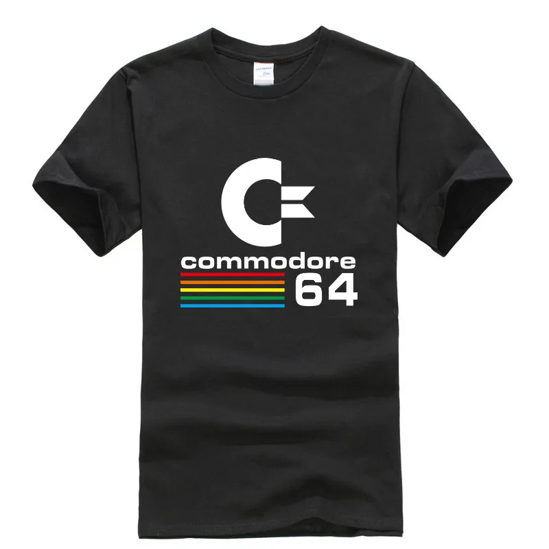 2018 Summer Commodore 64 T Shirts C64 SID Amiga Retro 8-bit Ultra Cool Design Vinyl T-shirt Mens Clothing With Short Sleeve