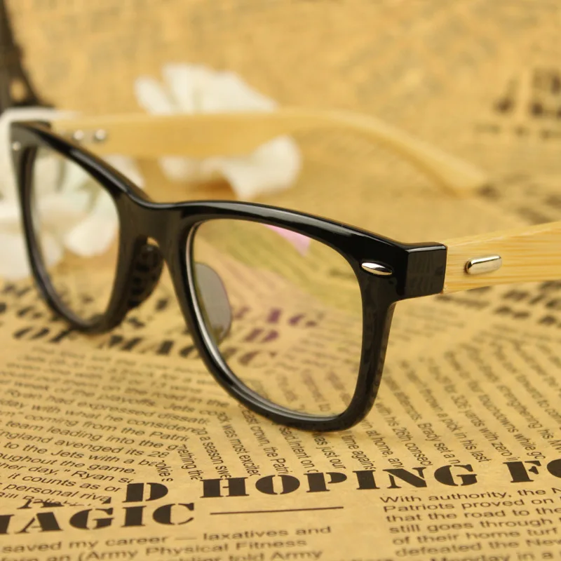 

2017 New Handmade Bamboo Vintage High Quality Eye Glasses Frames for Women Men Prescription Eyewear Wooden Computer Eyeglasses