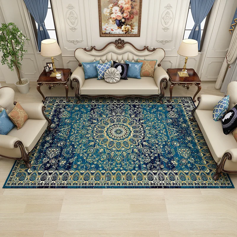 AOVOLL персидский стиль толстые мягкие ковры для гостиной, спальни, конференц-зала, напольный коврик, деликатное украшение, домашний ковер