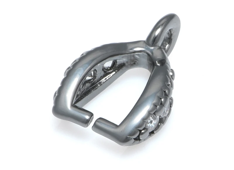 Аксессуары для зажимы для серег алюминиевые зажимы Bails Шарм Разъемы подвесной кулон DIY ожерелье браслет серьги разъемы драгоценность