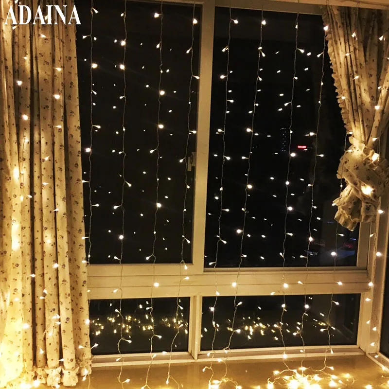 светодиодный занавес на окно. гирлянды на окно занавес. гирлянда занавес, дождь 3x2м. гирлянда штора на окно. гирлянда занавес 2х2 теплый белый.