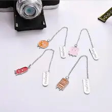 1 шт. оригинальные Канцтовары TR-BF10207 закуски мобильность металлическая подвеска-закладка Студенческие закладки