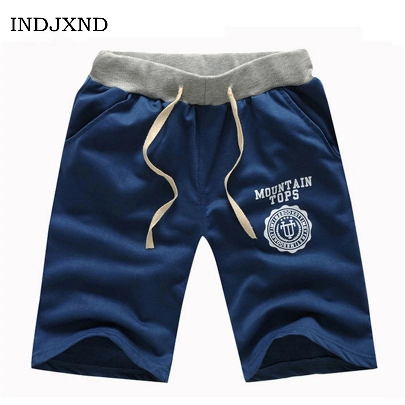 

INDJXND Men Shorts Brand Beach Trouser Male Couples Leisure Breeches Shorts Bermuda Plus Size Patchwork Fine Edition Short Pant